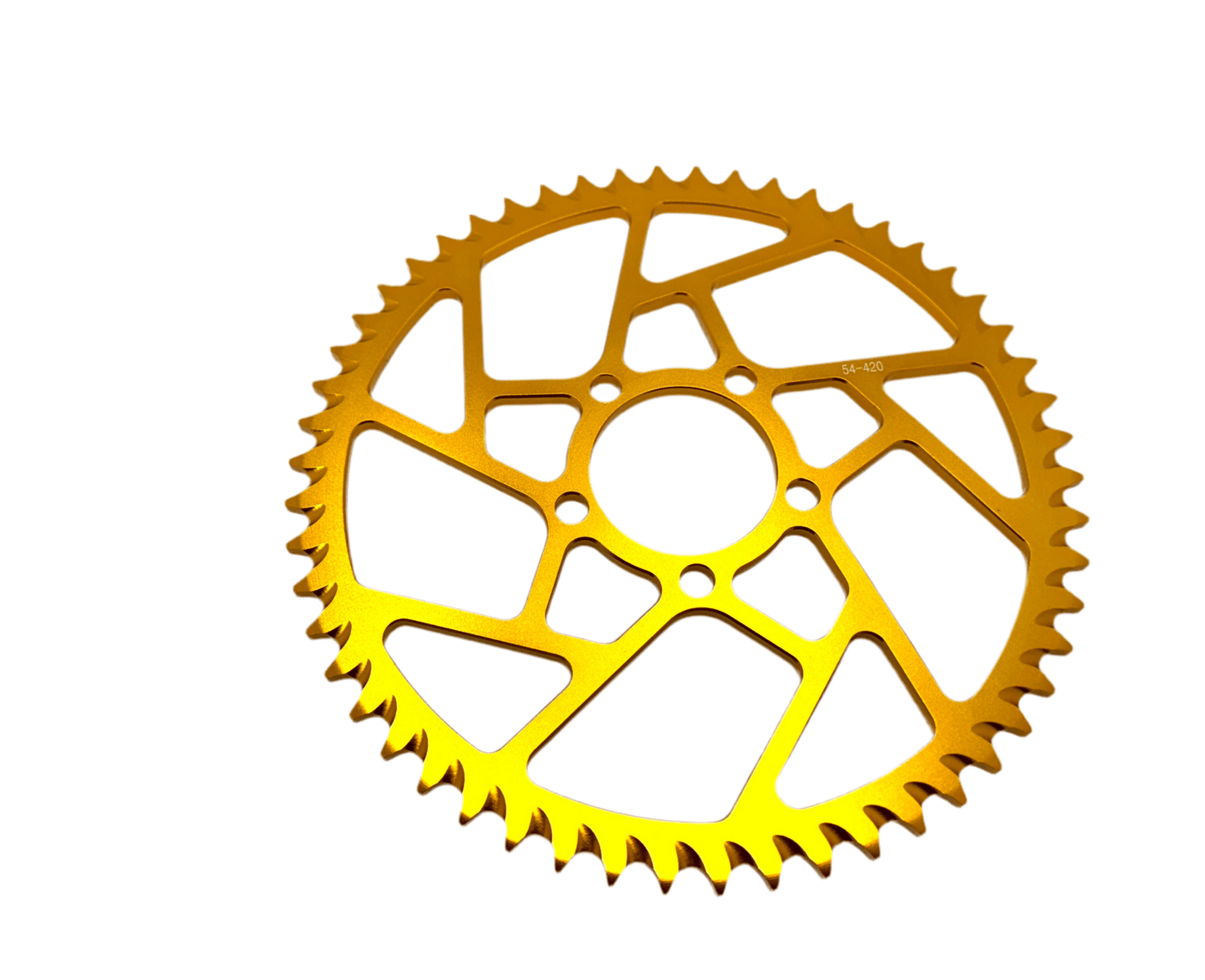 54 Tooth Hardened Aluminum 420 Sprocket for E-moto