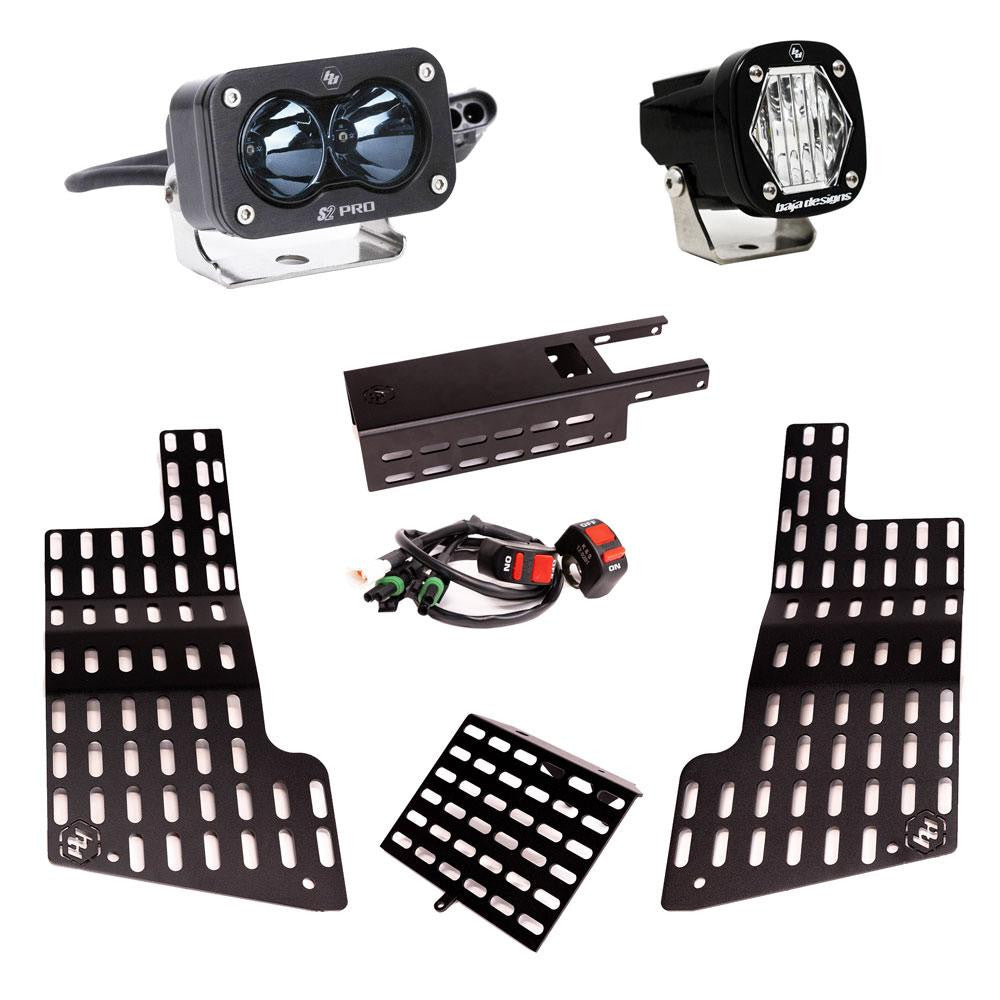 BAJA DESIGNS S2 PRO IR /S1 WHITE HEADLIGHT KIT - SUR-RON