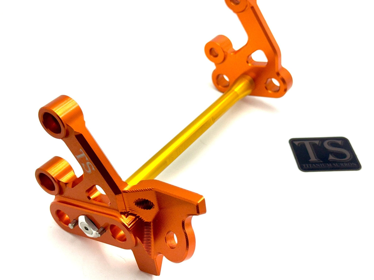 Custom CNC Aluminum Footpeg Bracket Assembly E-Ride Pro